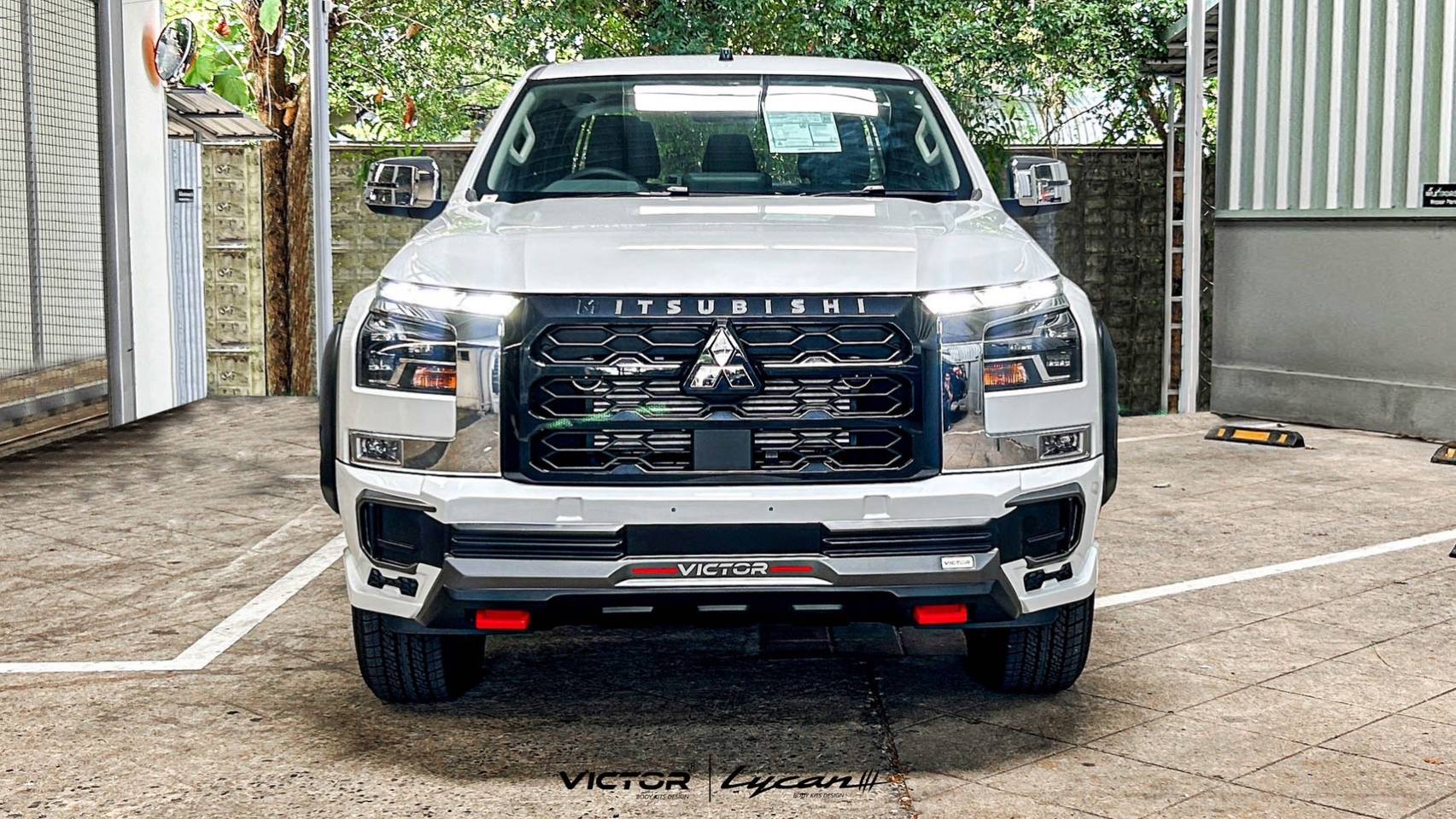 ชุดแต่ง ชุดสเกิร์ต MITSUBISHI TRIRON 2023 รุ่น VICTOR