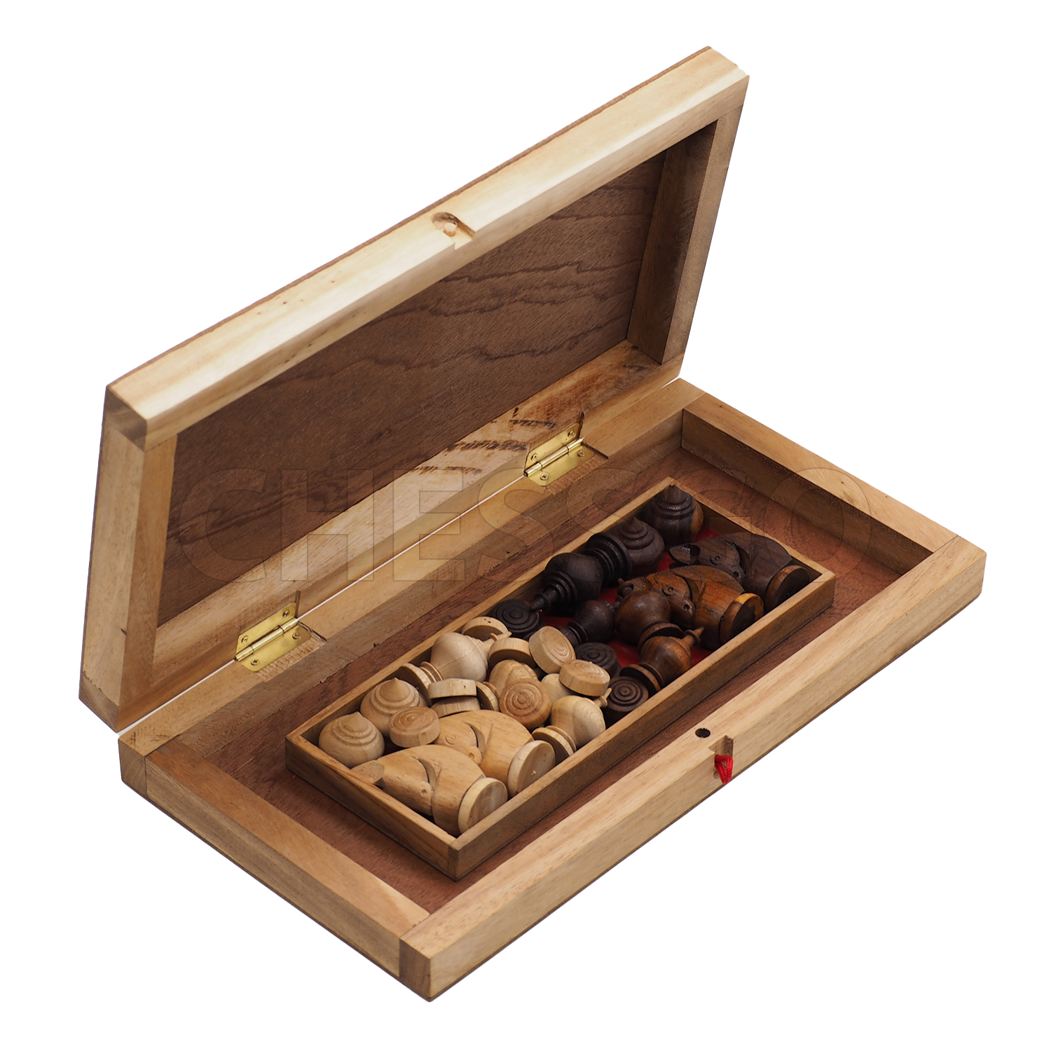 ชุดหมากรุกไทย(กระดานไม้พับ+ตัวไม้รุ่นปกติ)