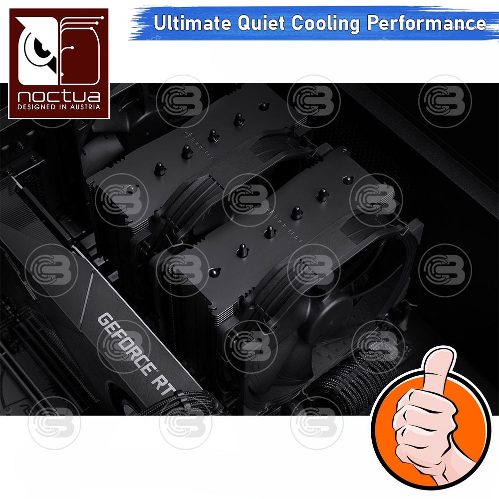 [CoolBlasterThai] Noctua NH-D15 CHROMAX.BLACK Heat Sink CPU Cooler (AM5/LGA1700 Ready) ประกัน 6 ปี