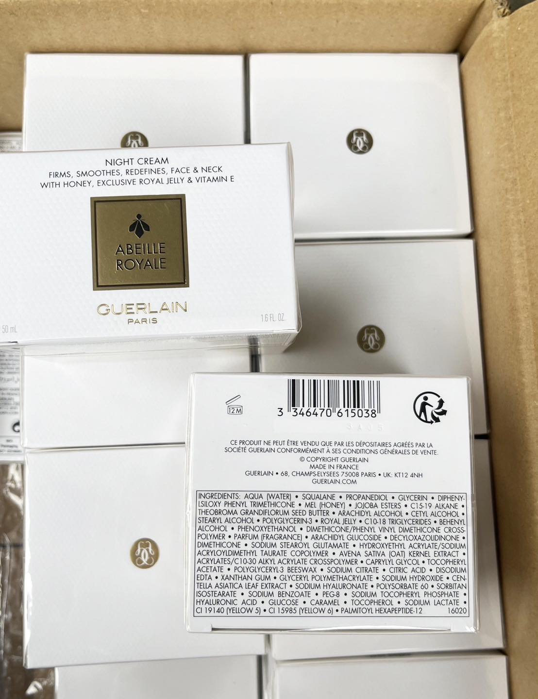 ครีมกลางคืน Guerlain Abeille Royale Honey Treatment Night Cream 50ml.
