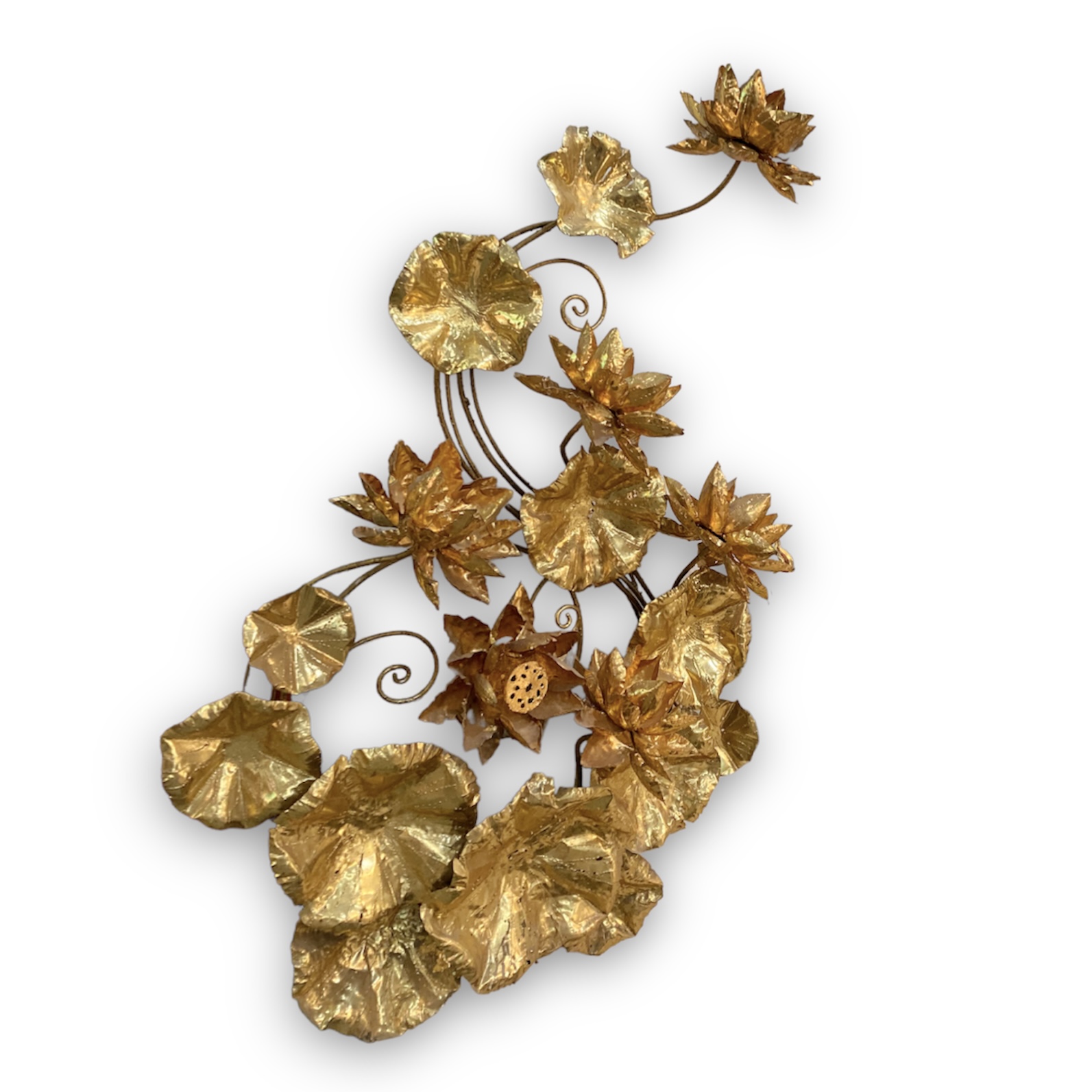 ช่อบัวติดผนังสูง (85x120 cm)