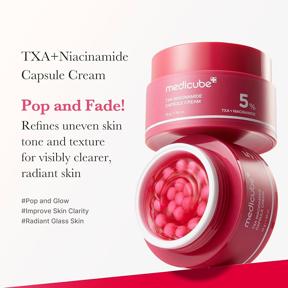 Medicube TXA Niacinamide Capsule Cream 55g ครีมลดฝ้า กระ จุดด่างดำ