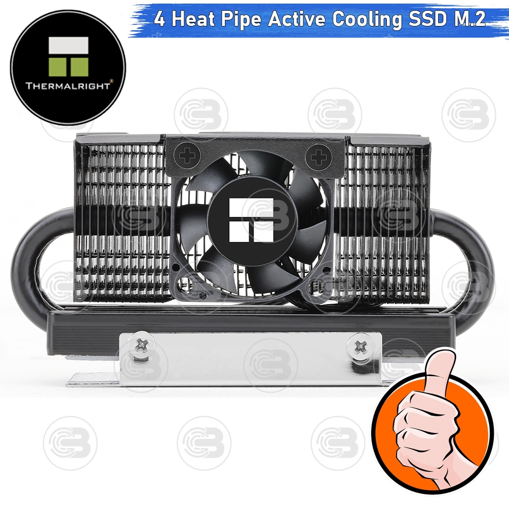 [CoolBlasterThai] Thermalright HR-10 2280 PRO BLACK SSD M.2 COOLING KIT With Heatpipe