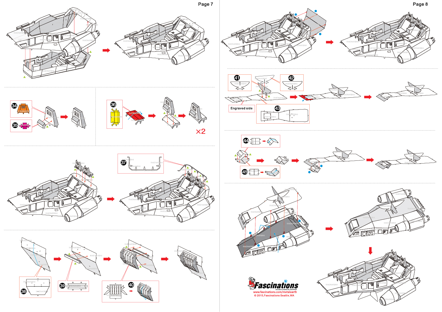 Light Infantry Utility Vehicle Model - Star Wars โมเดลโลหะ DIY