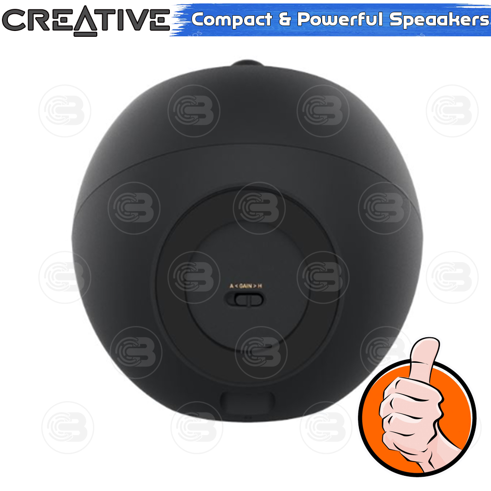 [CoolBlasterThai] CREATIVE SPEAKER PEBBLE V2 USB TYPE-C (BLACK)