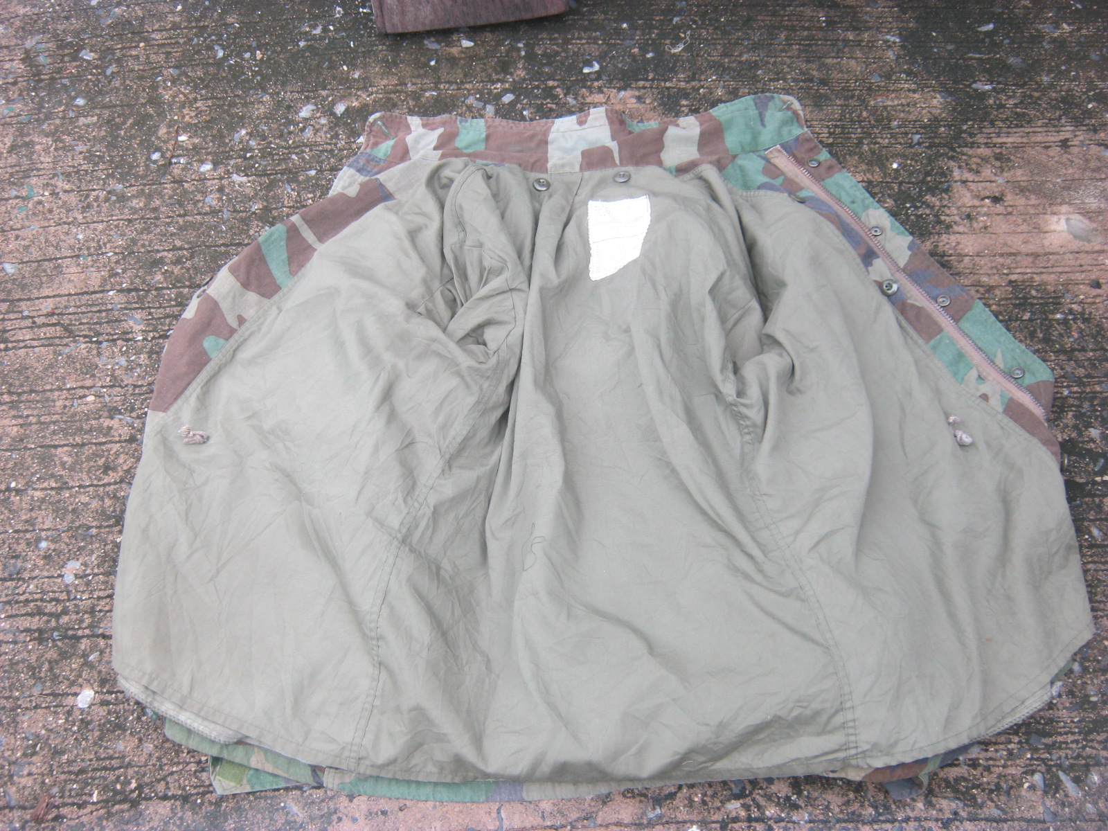 เสื้อทหาร M65 woodland