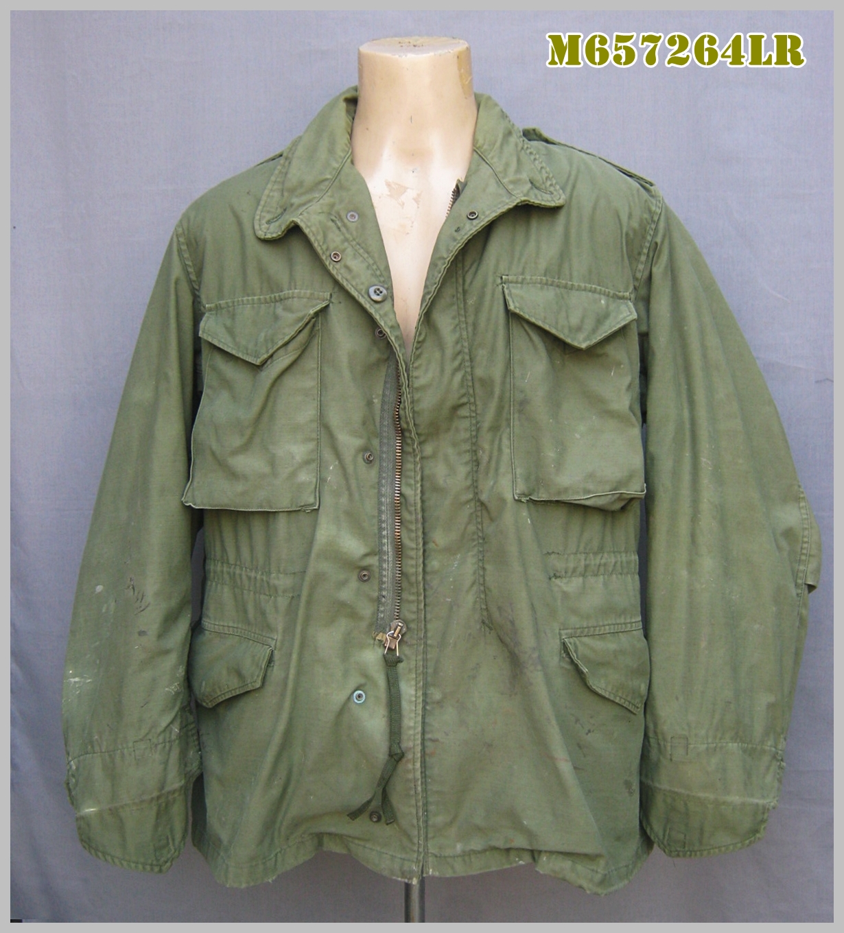 ขายแล้ว เสื้อทหารสหรัฐ M65 สภาพผ่านสงคราม