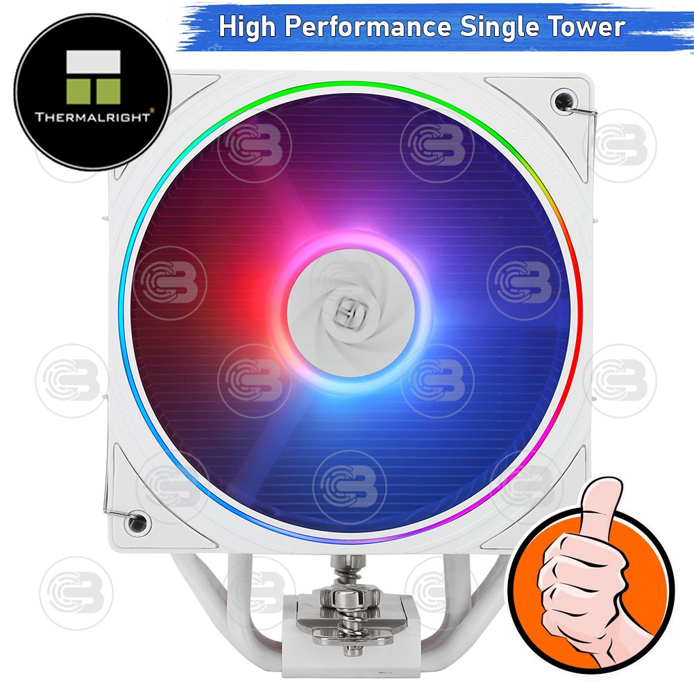 [CoolBlasterThai] Thermalright Assassin Spirit 120 EVO WHITE ARGB CPU Heat Sink (AM5/LGA1851 Ready)ประกัน 3 ปี