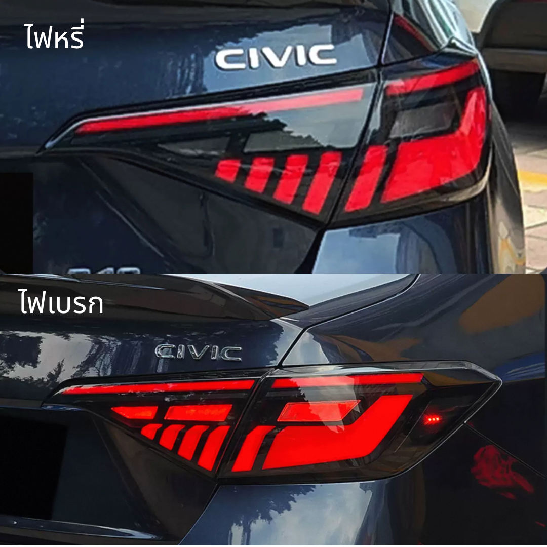 ไฟท้ายแต่ง Honda CIVIC FE 2022-2027 Full LED V.2