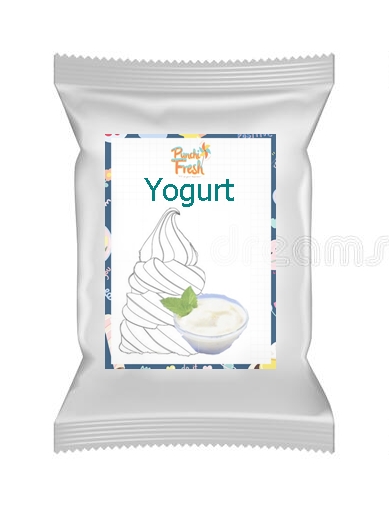ผงไอศกรีมซอฟต์เสิร์ฟ soft serve สูตรพรีเมี่ยมสำเร็จรูป รสโยเกิร์ต