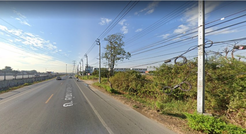 ขาย/ให้เช่าที่ดินถมแล้ว 4 ไร่ 70 ตร.ว.ติดถนนทางคู่ขนานเลียบมอเตอร์เวย์-วงแหวนกาญจนาภิเษก พระราม 9 ใกล้ด่านทับช้าง 100 ม. และถ.กรุงเทพกรีฑาตัดใหม่ เพียง 1 กม.