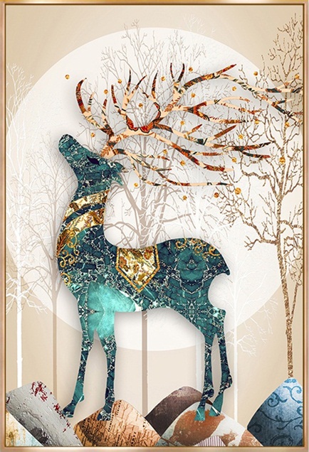 A deer of money (พิมพ์ลาย)