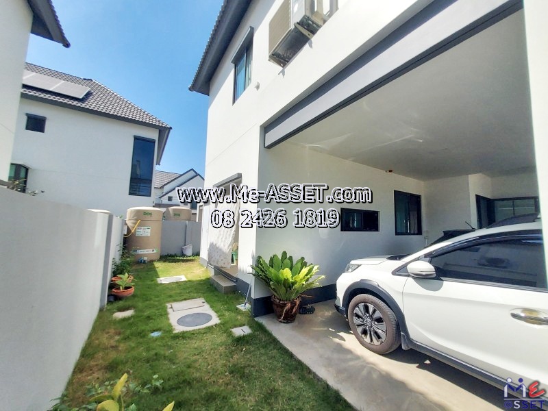 ขายบ้านเดี่ยว ย่าน บางบ่อ บางนา บางพลี เทพารักษ์ บางเสาธง : ม.สราญสิริ บางนา Saransiri Bangna : 2 ชั้น 61.4 ตร.วา