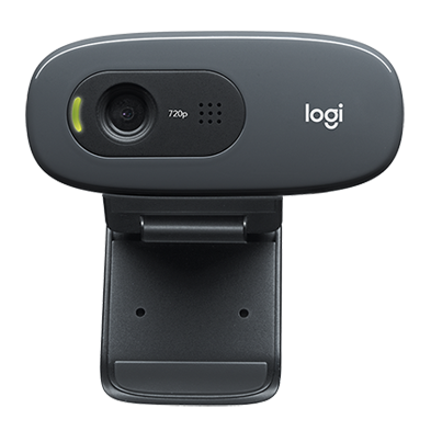 เว็บแคม Logitech C270 HD webcam อุปกรณ์พื้นฐานสำหรับวิดีโอคอล HD 720p (รับประกัน 2ปี โดย SYNNEX)