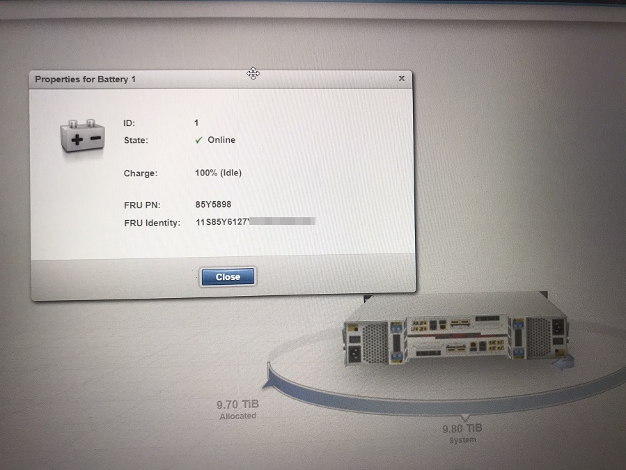 REF, IBM 85Y5898, 85Y6046, 00AR044, 85Y6161 [TorCompTH Thailand - ขาย จำหน่าย ราคา] IBM Battery Backup Unit for V7000 Gen1 2076-124 / 2076-112 with test report