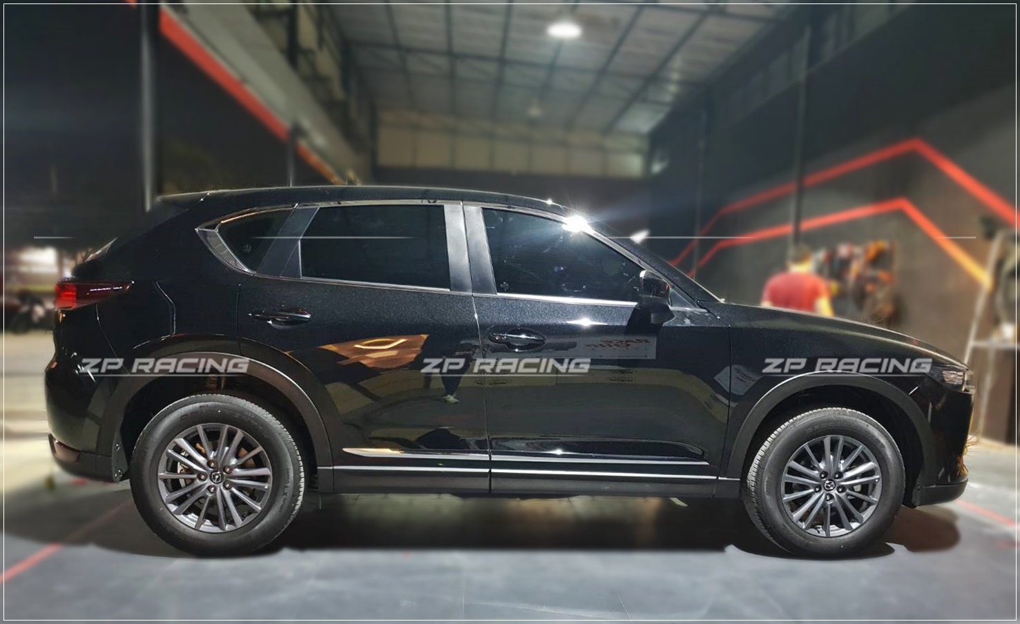 คิ้วแต่งประตูโครเมียม 4 ชิ้น CX-5 2018