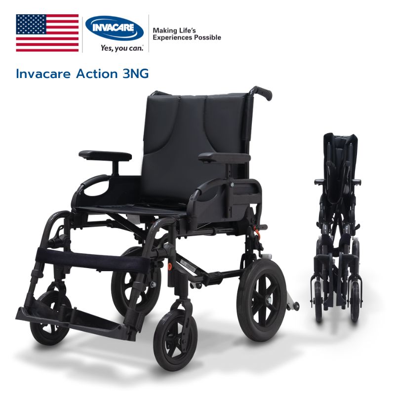 รถเข็นผู้ป่วย Invacare Action 3NG รับประกัน 2 ปี