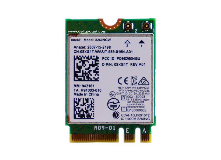 Wireless card สำหรับ Dell Latitude 3470 การ์ดไวไฟ Dell 3470 แท้ ตรงรุ่น ตรงสเปค ประกัน ศูนย์ Dell Thailand ลด ราคา พิเศษ