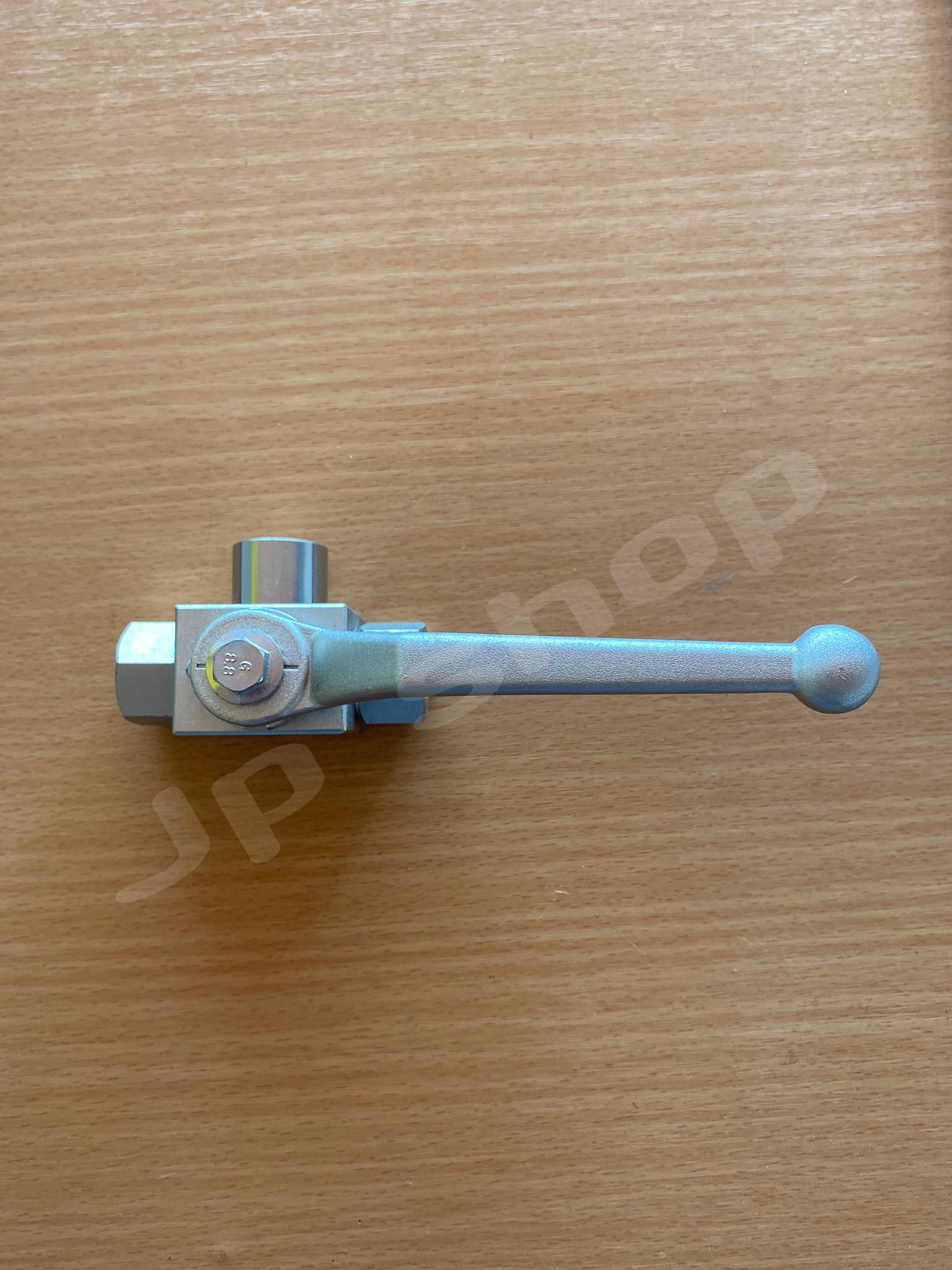 บอลวาล์ว3ทาง บอลวาล์วแรงดันสูงสำหรับไฮดรอลิก ขนาด1/4" (2หุน) #58081