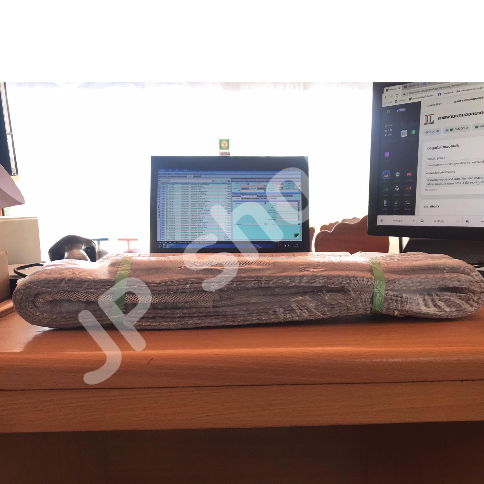 สายพานยกของขนาด3 เมตร สีเทา หนา ทนทาน แข็งแรง สายสลิง ยกรถเครน สายยกของ อุปกรณ์ยกของหนักสลิงแบนแขวน สายลาก กว้าง 4 นิ้ว ยาว 3 เมตร ยกได้ 4 ตัน #05500