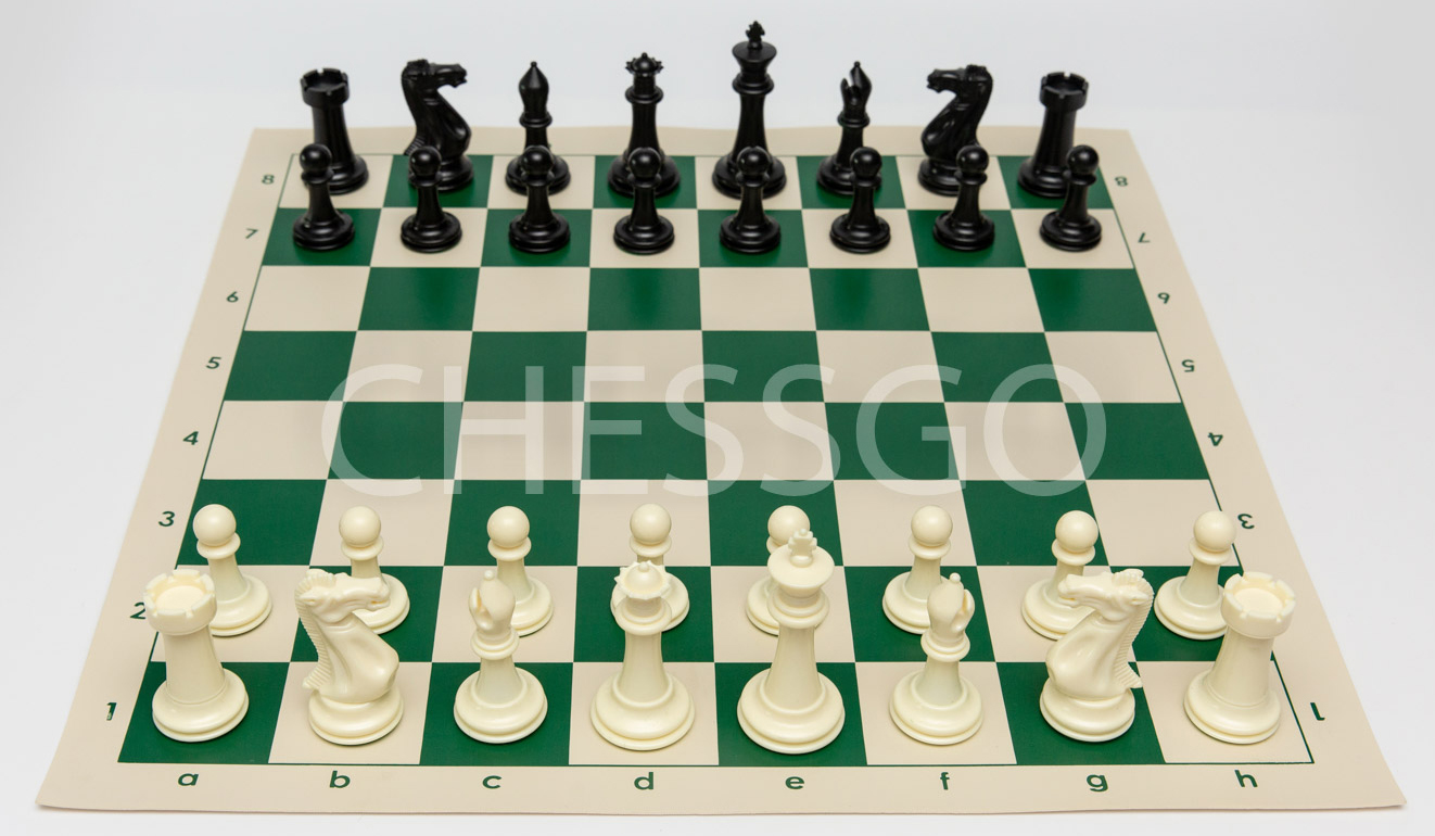 ชุดหมากรุกสากล Big Knight Chess Set (ตัวหมากรุก+ไวนิล)