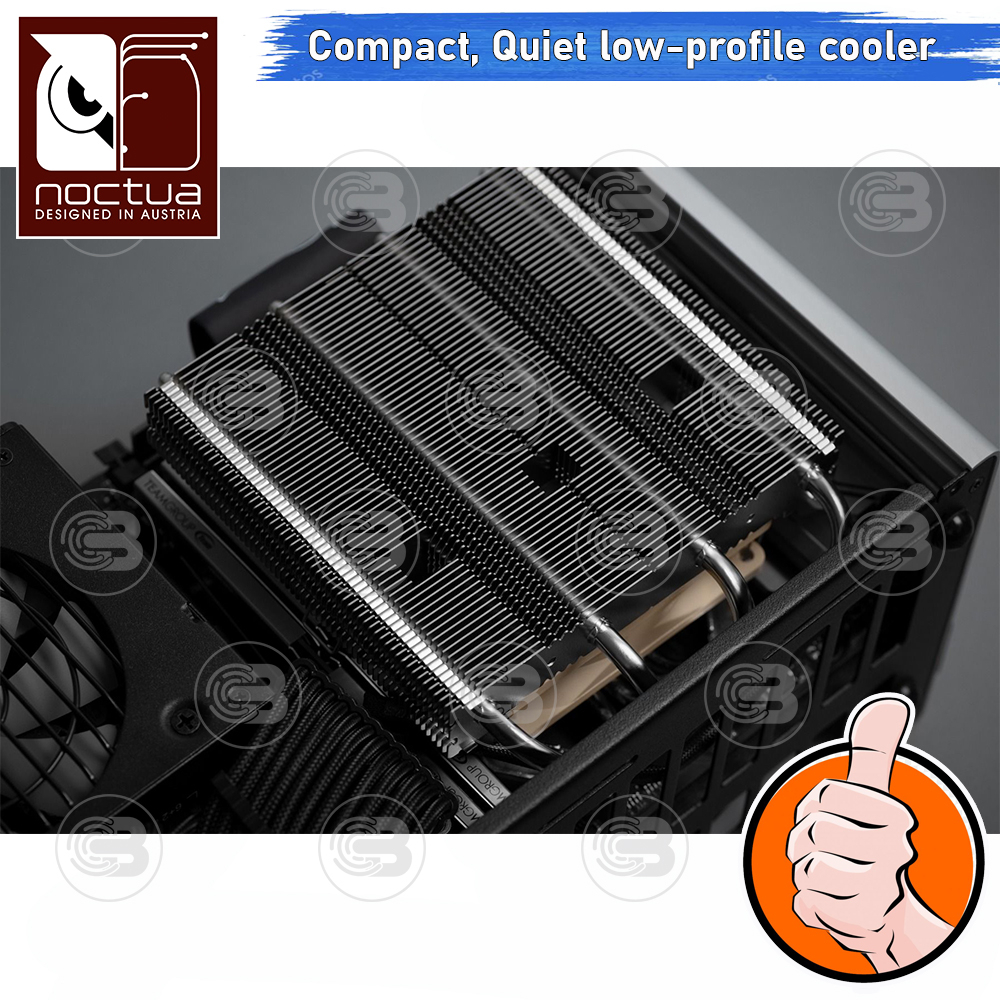 [CoolBlasterThai] Noctua NH-L12 Ghost S1 edition Quiet Low-porfile CPU Cooler (AM5/LGA1700 Ready) ประกัน 6 ปี
