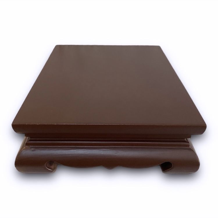 โต๊ะยอดแบบขาโค้ง สีน้ำตาล