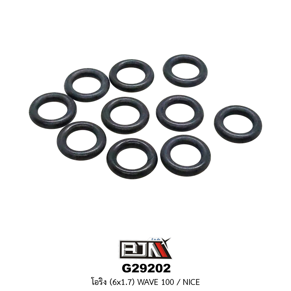 G29202 โอริง [6x1.7] WAVE 100 / NICE 1 ถุงมี 10 อัน