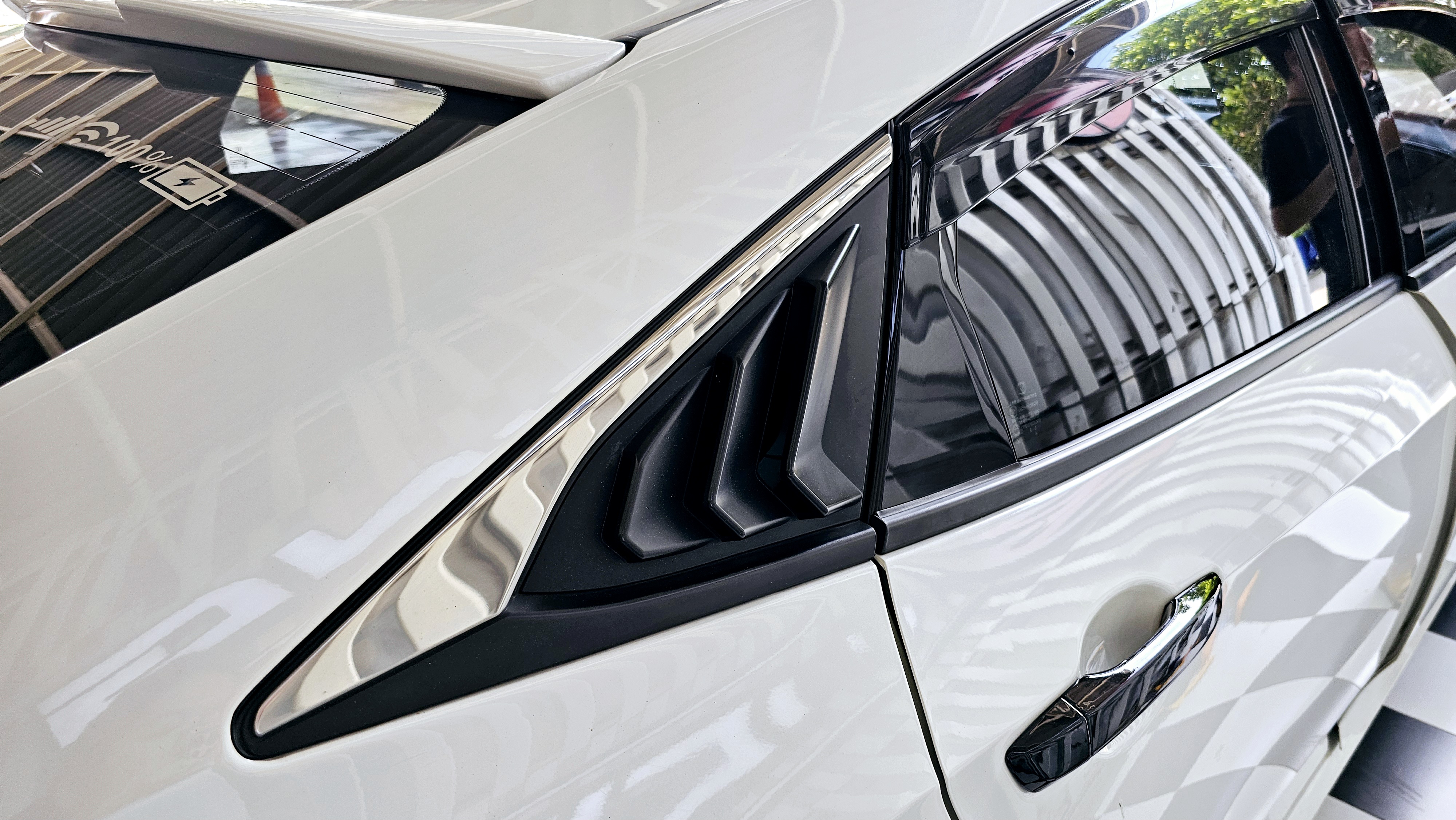 ครอบช่องกระจกหลัง CIVIC FC MUSTANG Style ตรงรุ่น รับประกัน 1 ปี ปี 2016-2022