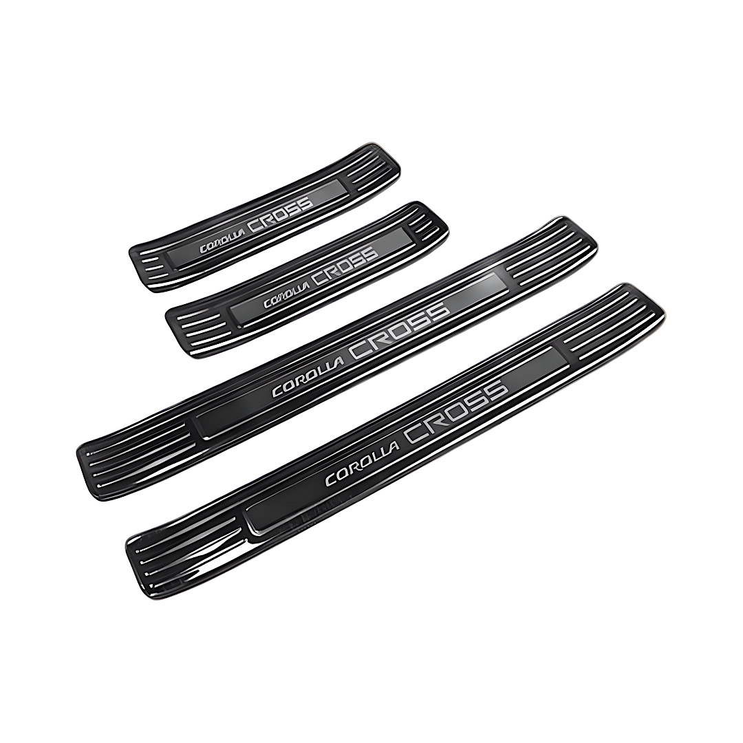 คิ้วบันได กันรอยบันได Scuff Plate โตโยต้า โคโรล่าครอส Toyota Corolla Cross