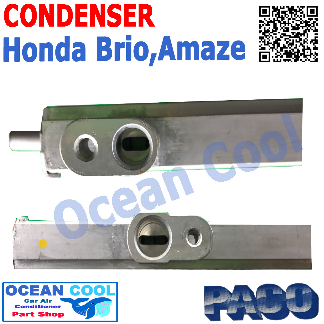 แผงแอร์ ฮอนด้า บริโอ้ , อเมซ CD0046 CONDENSER Honda Brio , Amaze คอยล์ร้อน รังผึ้งแอร์ บริโอ แผงรังผึ้ง แผงคอยล์ร้อน
