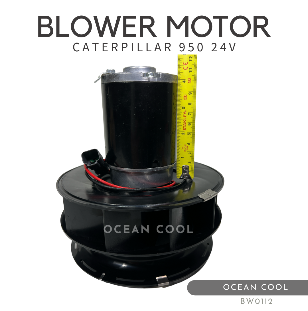 โบลเวอร์ แคทเทอพิลล่า 950 24 โวลต์ BW0112 BLOWER MOTOR CATERPILLAR 950 24V มอเตอร์พัดลมแอร์ พัดลมแอร์ โบเวอร์