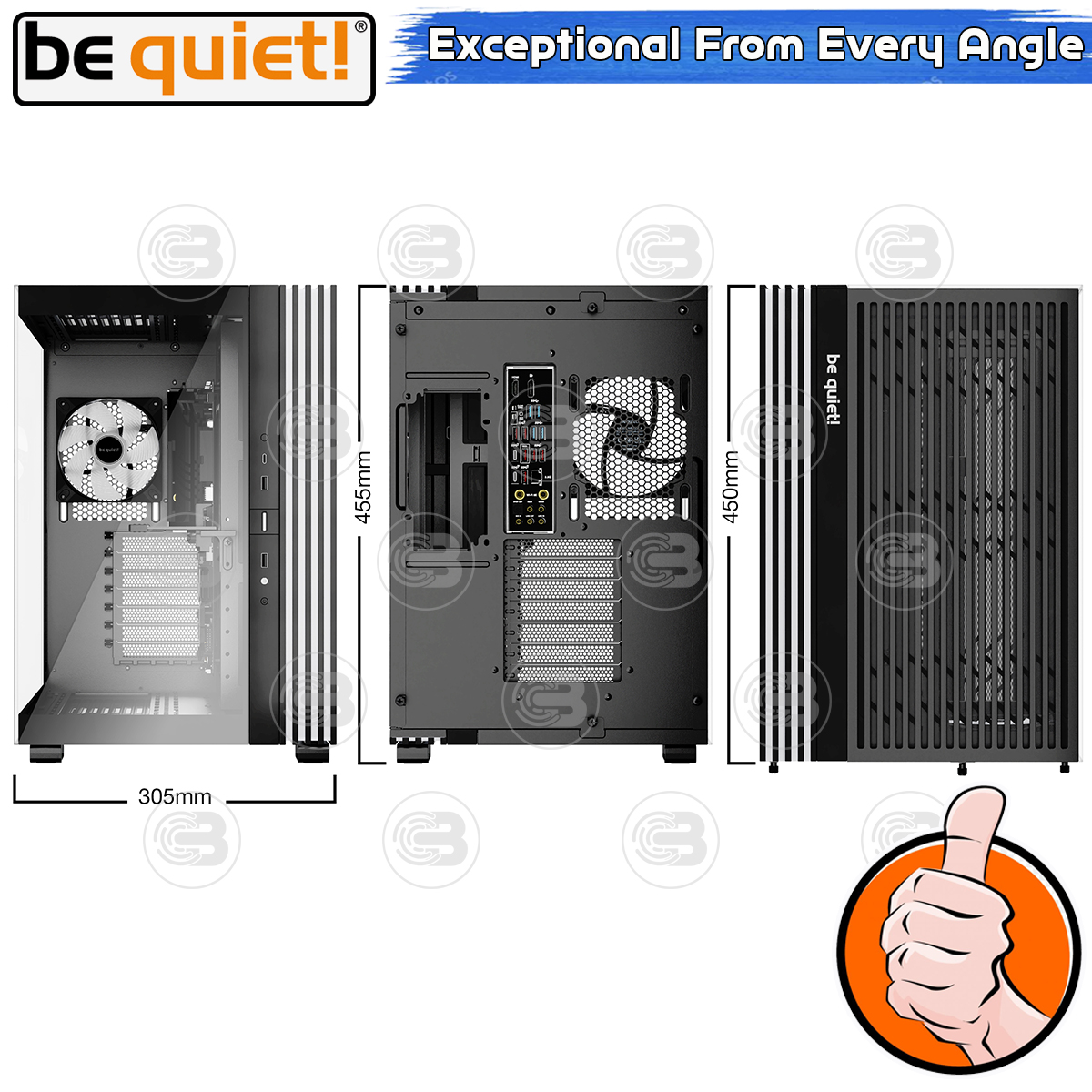 [CoolBlasterThai] Be Quiet LIGHT BASE 600 LX Black PC Case (BGW67) ประกัน 3 ปี