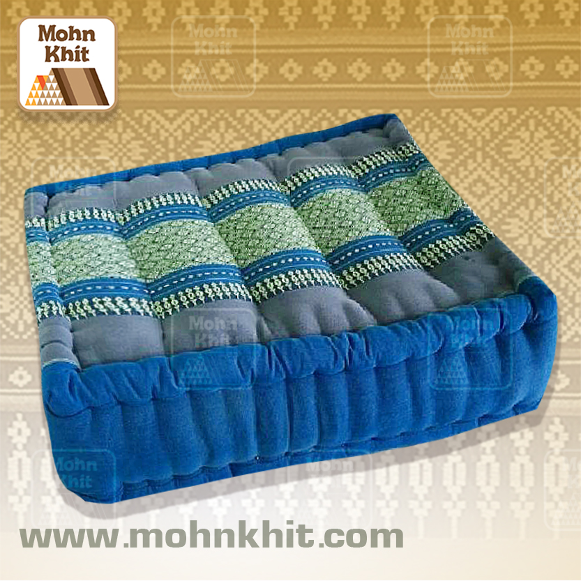 เบาะสมาธิหนา ขนาดใหญ่ 50x50x10Cm ,Large special wave maditation mattresses Cushions Khit Pillow Small Kapok100%
