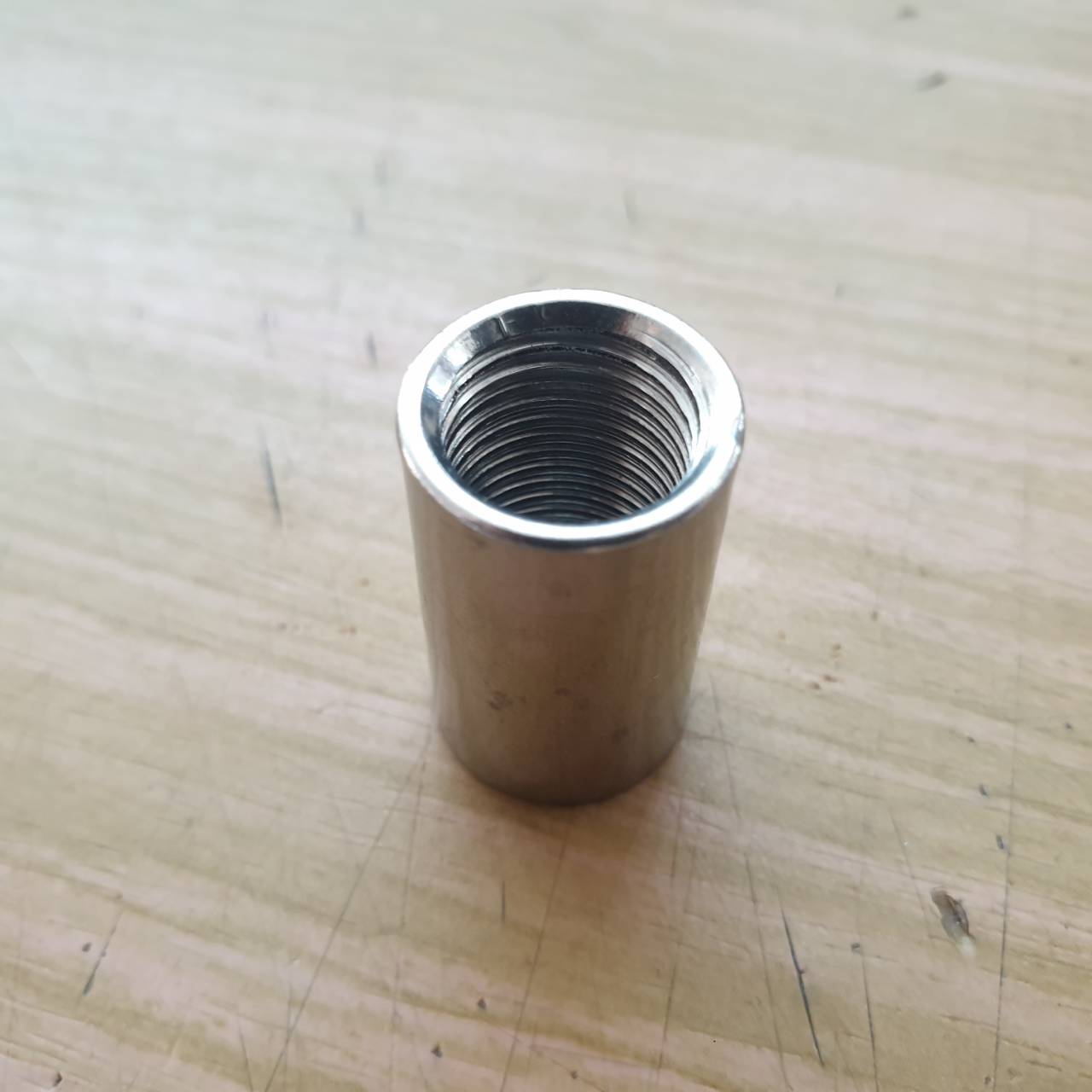 ต่อตรงสแตนเลส304 เกลียวใน NPT ขนาด 1/4นิ้ว(2หุน) #6000165