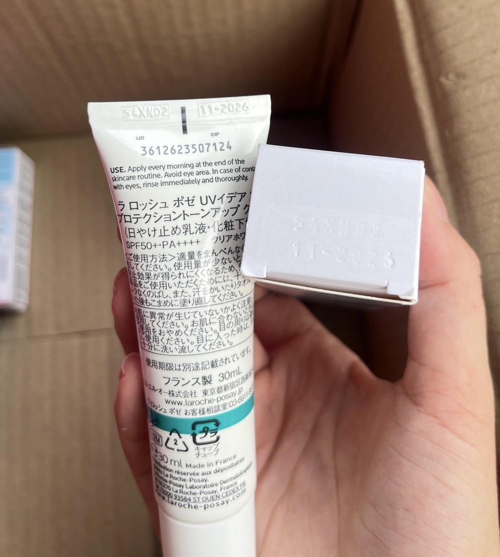 La Roche-Posay Uvidea Tone-up Clear SPF50+ PA++++ 30ml. แพ็คเก็จญี่ปุ่น กันแดดปรับโทนผิวให้สม่ำเสมอ