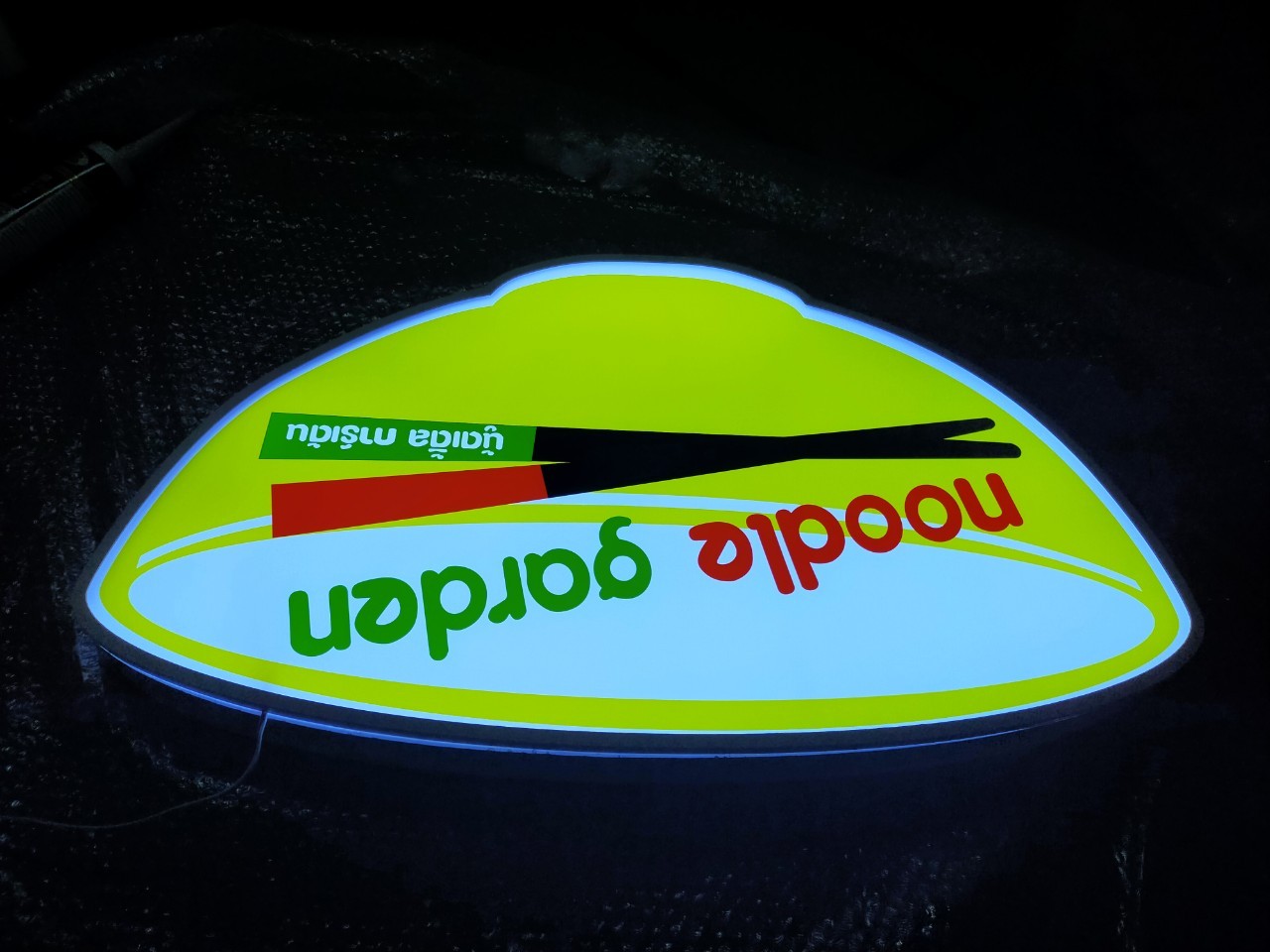 งานป้ายกล่องไฟ