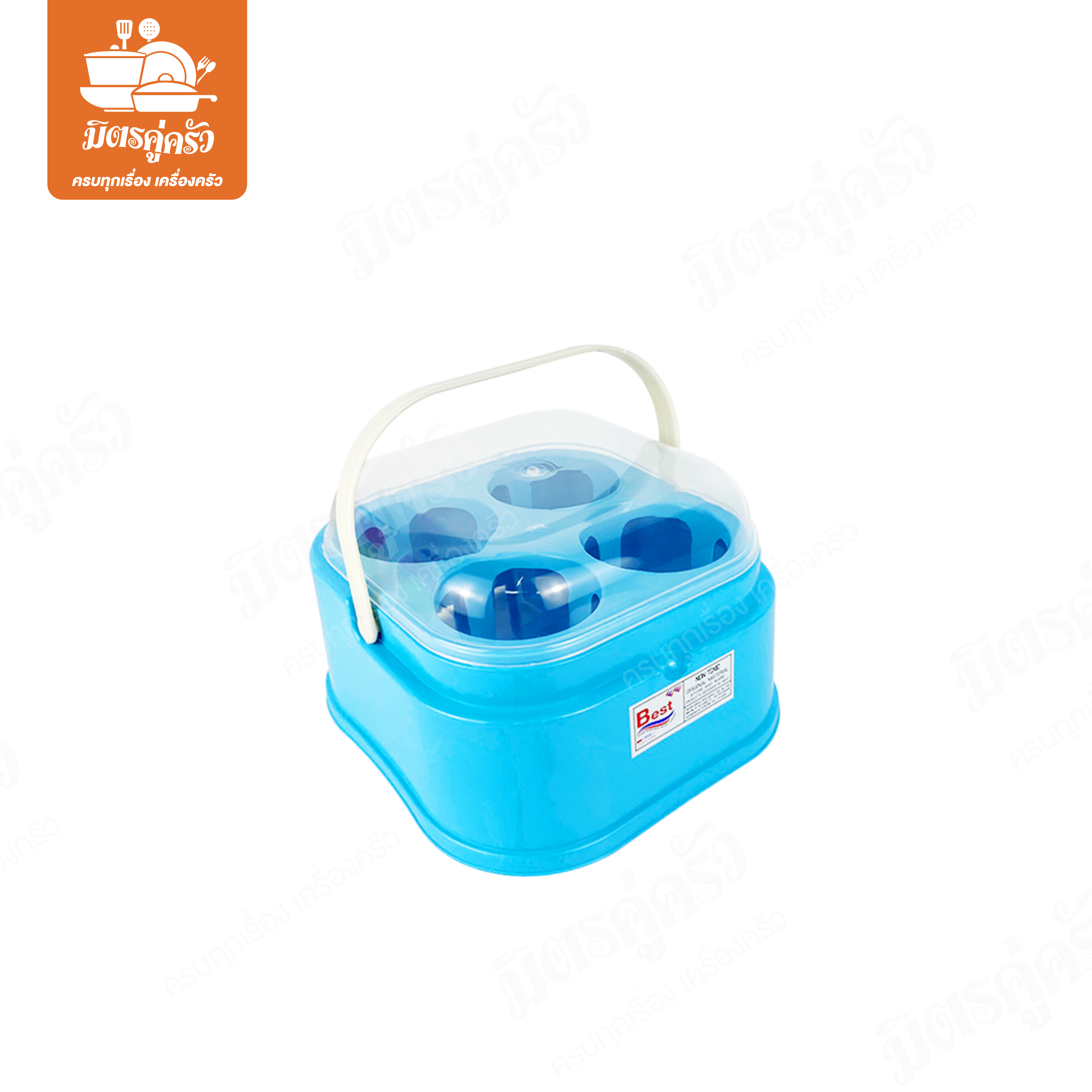 ชุดเครื่องปรุง ที่ใส่เครื่องปรุง 4 ช่อง (พวงพริกอนามัย) No.17016