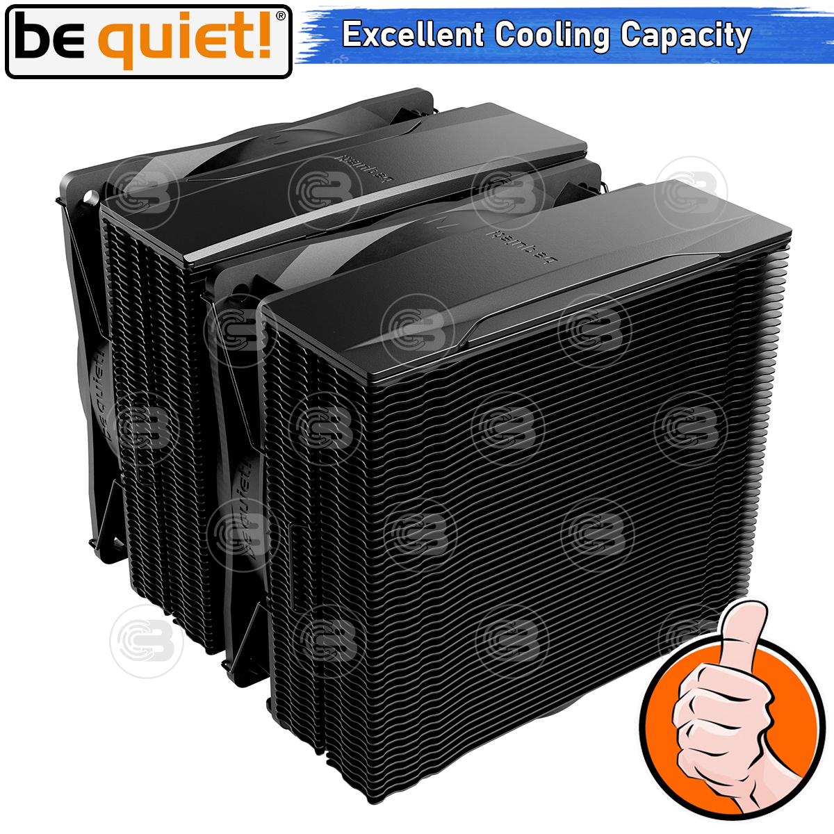 [CoolBlasterThai] Be Quiet Pure Rock Pro 3 Black Heat Sink CPU Cooler (AM5/LGA1851 Ready) (BK042) ประกัน 3 ปี