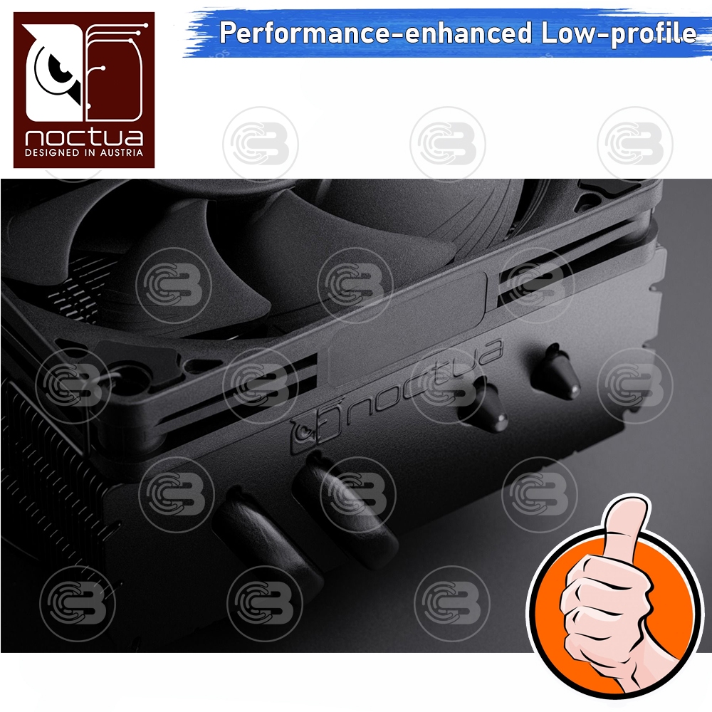 [CoolBlasterThai] Noctua NH-L9x65 CHROMAX.BLACK Low-porfile Heat Sink CPU Cooler (AM5/LGA1700 Ready) ประกัน 6 ปี