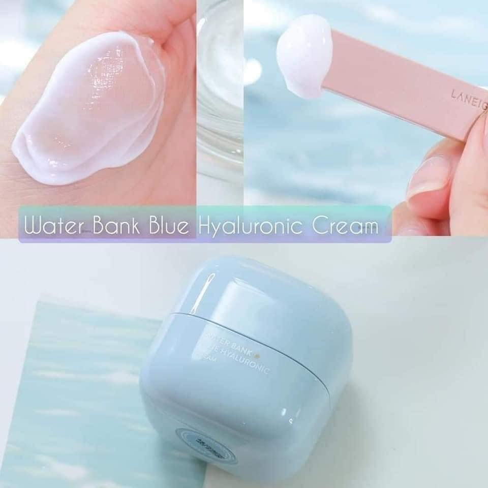 Laneige Water Bank Blue Hyaluronic Cream 50ml. ครีมบำรุงผิวเข้มข้น สำหรับผิวปกติ-ผิวแห้ง