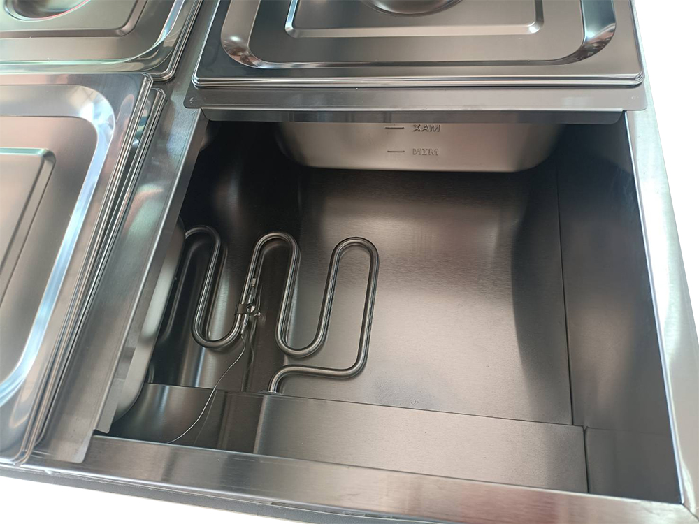 เตาอุ่นไฟฟ้าสแตนเลส 4 ถาด รุ่น : EH-4