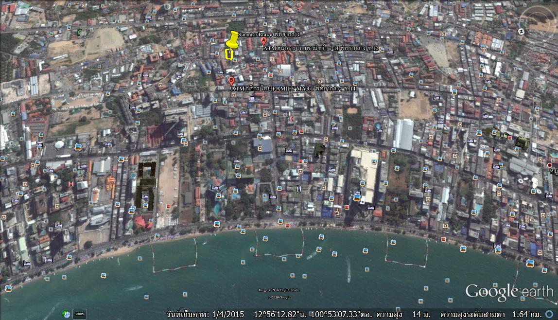 ขายโรงแรมพร้อมที่ดิน 313 ตร.ว. ซ.พัทยากลาง 12 จ.ชลบุรี