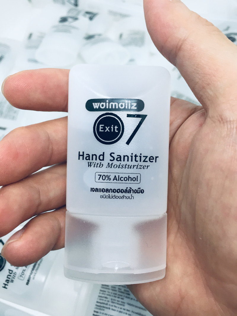 แอลกอฮอล์เจล แบบพกพา ขนาด30ml. Alcohol hand gel 70%