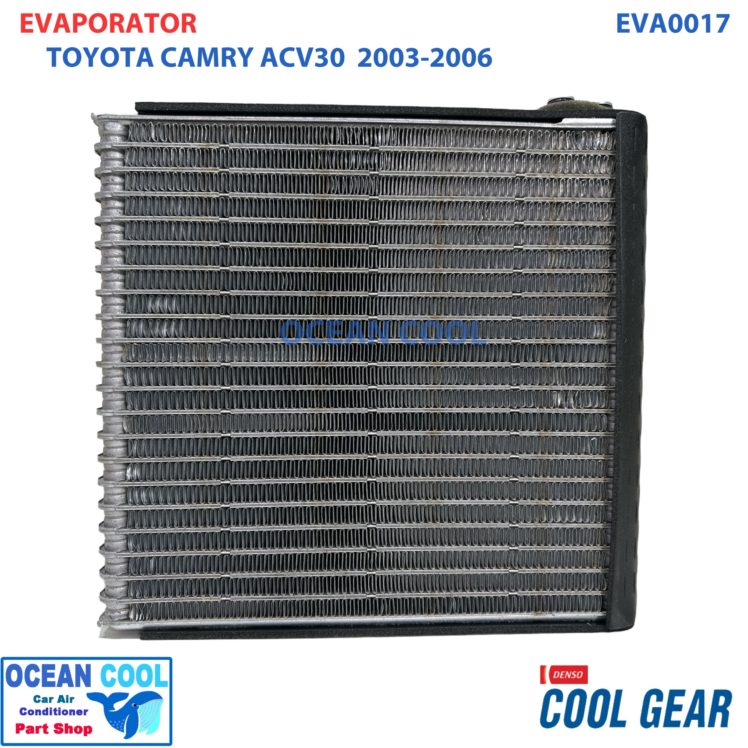 คอยล์เย็น แคมรี่ 2003 - 2006 EVA0017 COOL GEAR รหัส TG446600-90904W EVAPORATOR TOYOTA CAMRY ACV30 2003 รังผึ้ง ตู้แอร์ คอยเย็น โตโยต้า แคมรี พ.ศ. 2546 ถึง 2549 อะไหล่ แอร์ รถยนต์