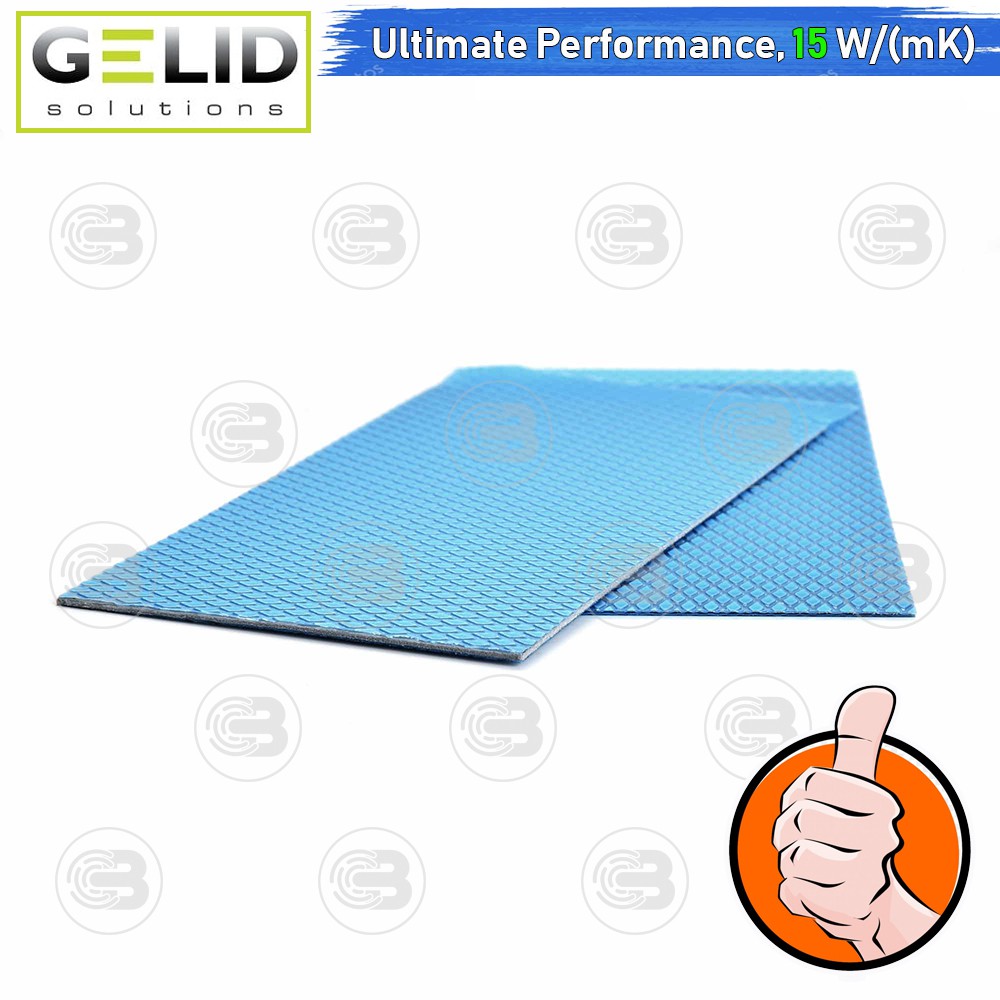 [CoolBlasterThai] GELID GP-ULTIMATE Thermal Pad 90x50x3.0 mm./15.0 W/mK (TP-GP04-E)