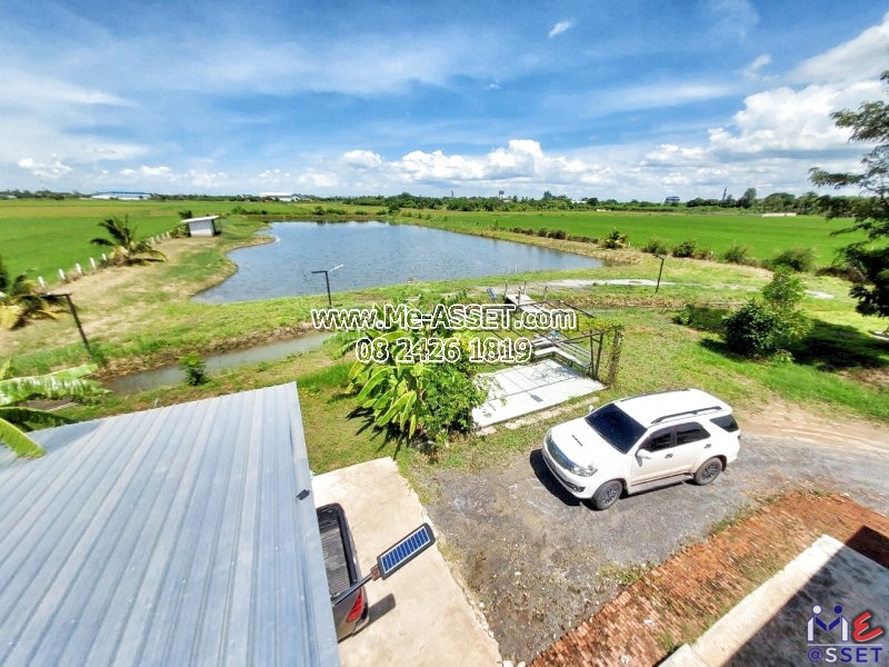 ขายบ้านเดี่ยว พร้อมที่ดิน ย่าน จรเข้สามพัน คงทอง กระจัน อู่ทอง สุพรรณบุรี : ใกล้ปั๊ม ปตท.คงทอง : 1 ชั้น 8-1-3.4 ไร่