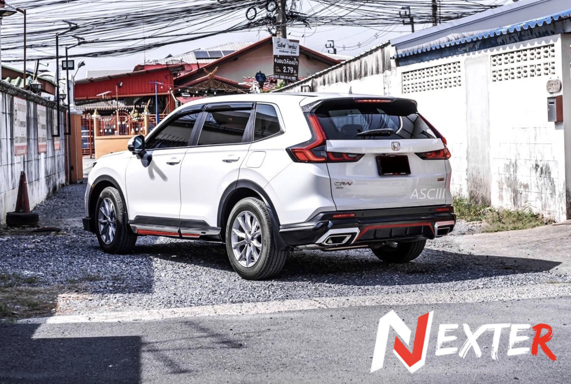 ชุดแต่ง ชุดสเกิร์ต Honda CR-V (G6) 2023-2026 รุ่น NEXTER V.2 (เฉพาะรุ่น EL,ES,RS)