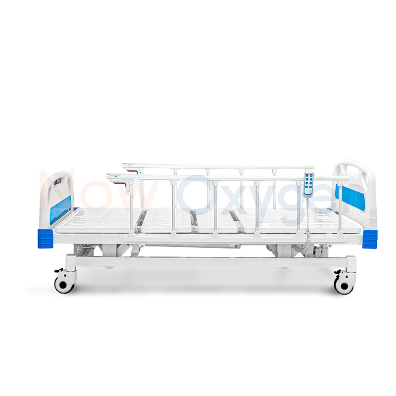 เตียงผู้ป่วย 4 ฟังก์ชั่น ระบบ Hybrid ใช้ได้ทั้งระบบไฟฟ้าและมือหมุน เวลาไฟฟ้าดับก็สามารถปรับด้วยมือหมุนได้ รับประกันศูนย์ไทย 6 ปี