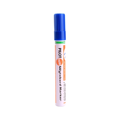 ปากกาไวท์บอร์ด ไพล็อต WBMK-M หัวกลม สีน้ำเงิน